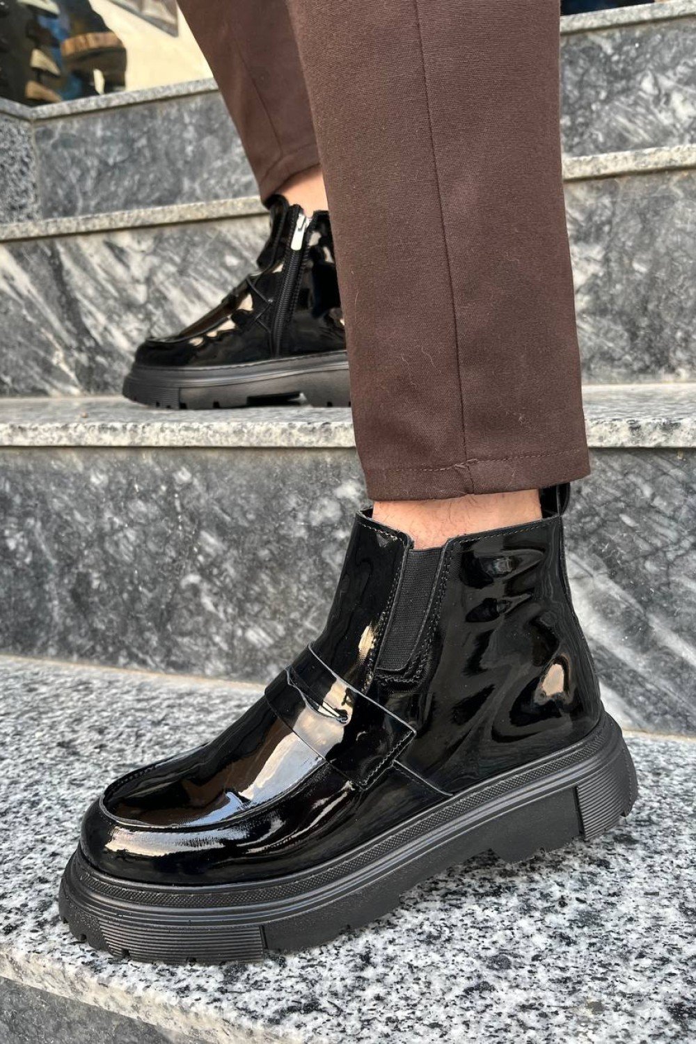 KB-K1 Kuback Kömür Rugan Günlük Erkek Bot KB-K1 Kuback Kömür Rugan Günlük Erkek Bot