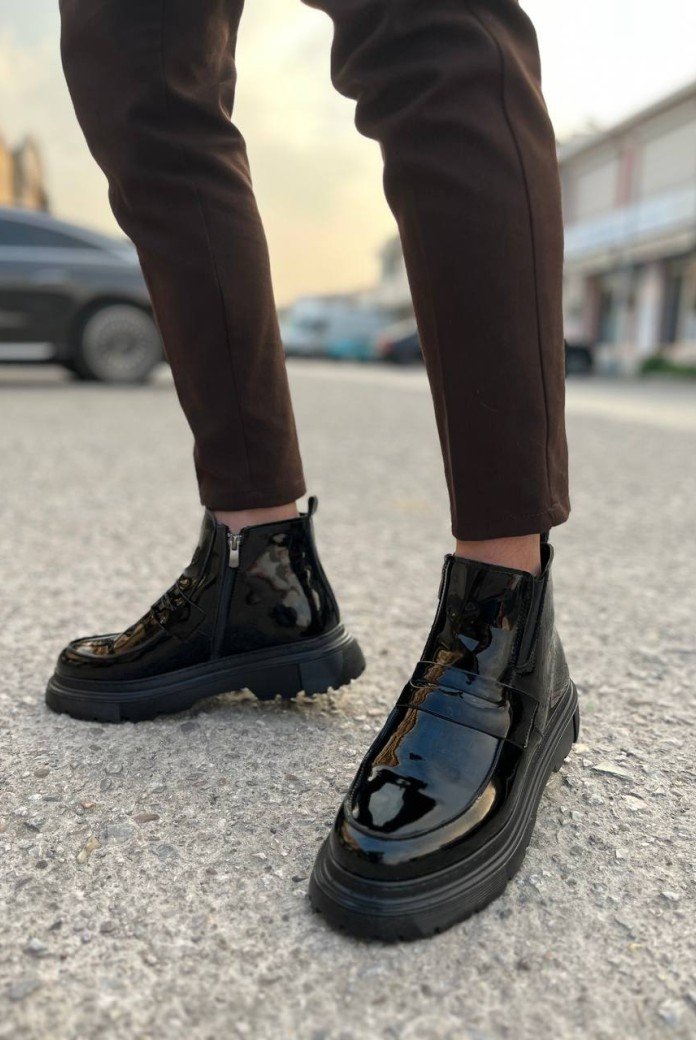 KB-K1 Kuback Kömür Rugan Günlük Erkek Bot