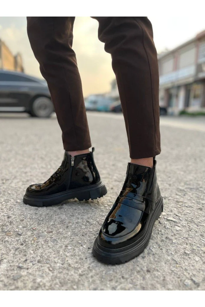 KB-K1 Kuback Kömür Rugan Günlük Erkek Bot