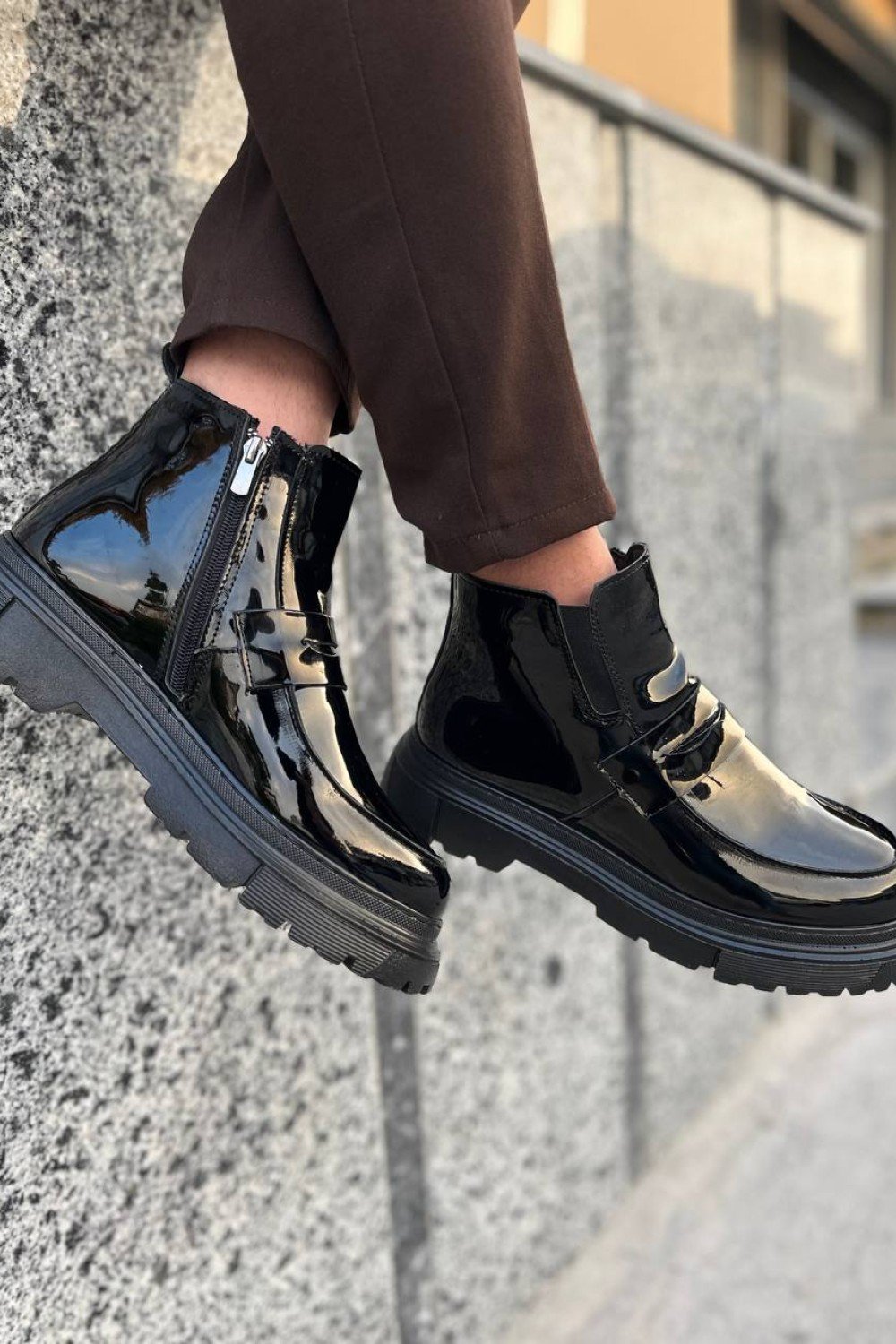 KB-K1 Kuback Kömür Rugan Günlük Erkek Bot KB-K1 Kuback Kömür Rugan Günlük Erkek Bot