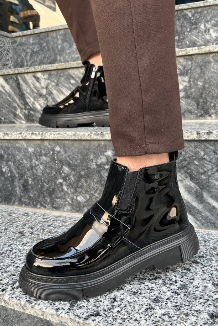 KB-K1 Kuback Kömür Rugan Günlük Erkek Bot