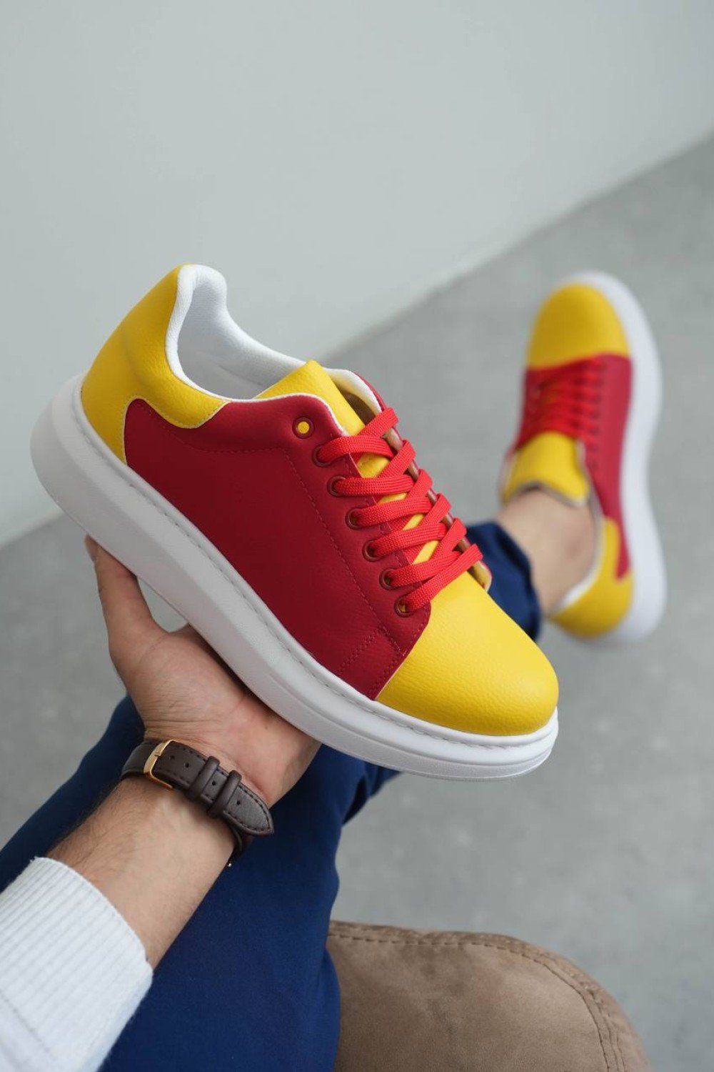 KB-Kuback Taraftar GTX Bağcıklı Günlük Erkek Ayakkabı