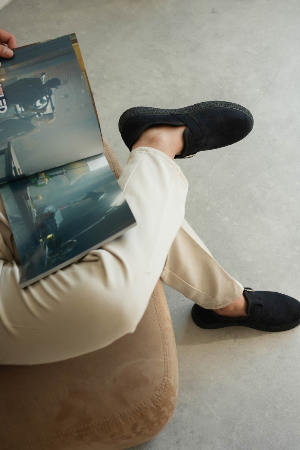 KB-KX1 Kuback Lacivert Kürklü Günlük Erkek Ayakkabı