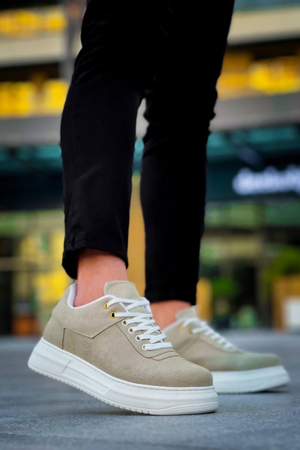 KB-X20 Kuback Bej Süet  Günlük Erkek Ayakkabı