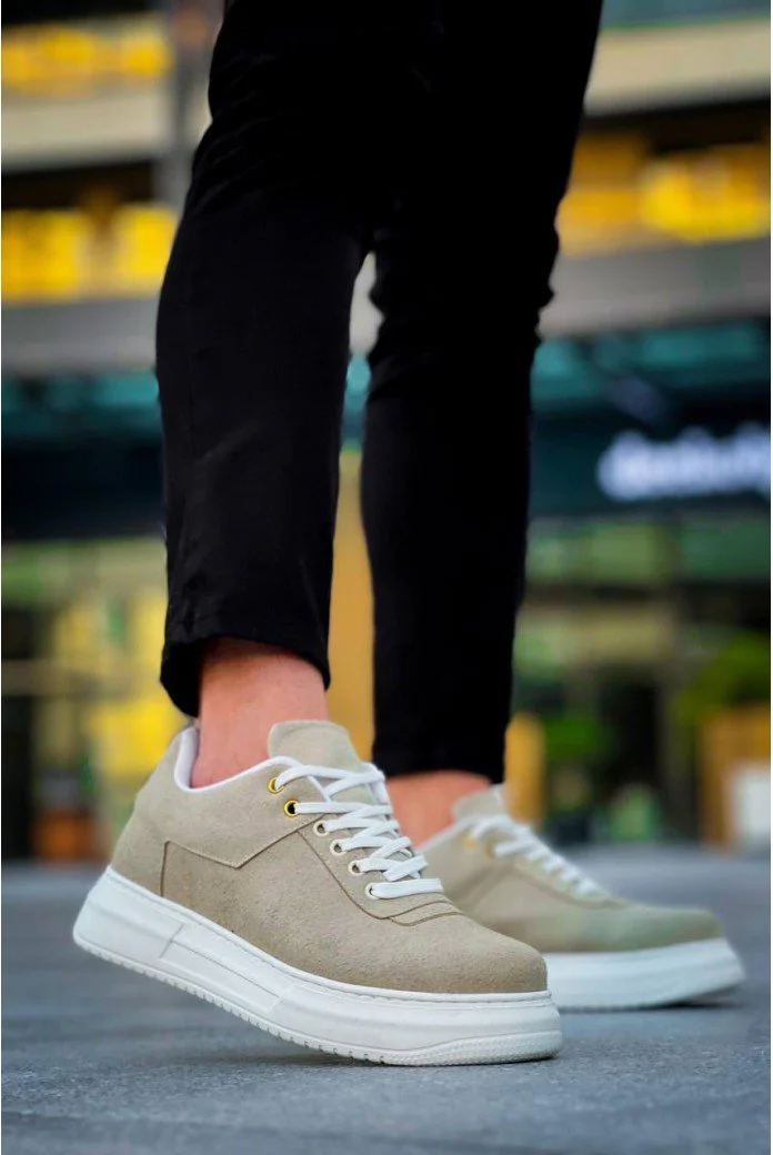 KB-X20 Kuback Bej Süet  Günlük Erkek Ayakkabı