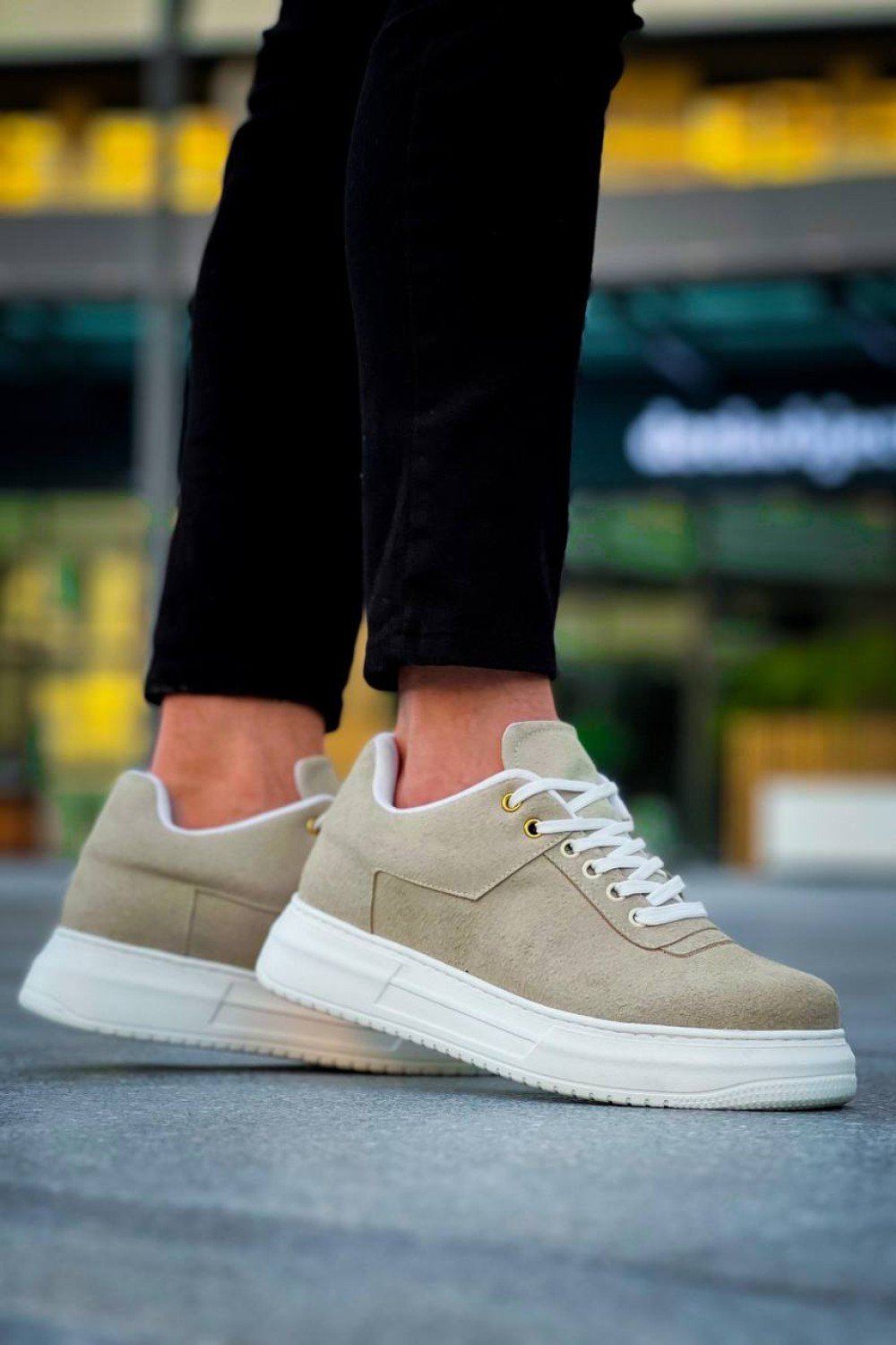 KB-X20 Kuback Bej Süet  Günlük Erkek Ayakkabı