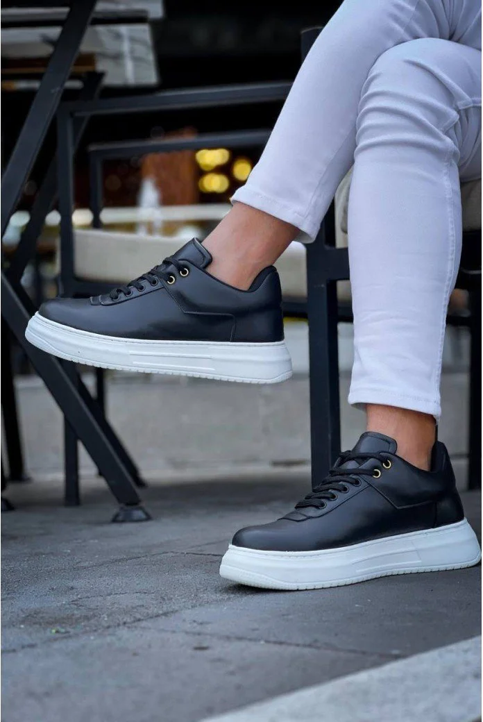 KB-X20 Kuback Siyah Cilt  Günlük Erkek Ayakkabı