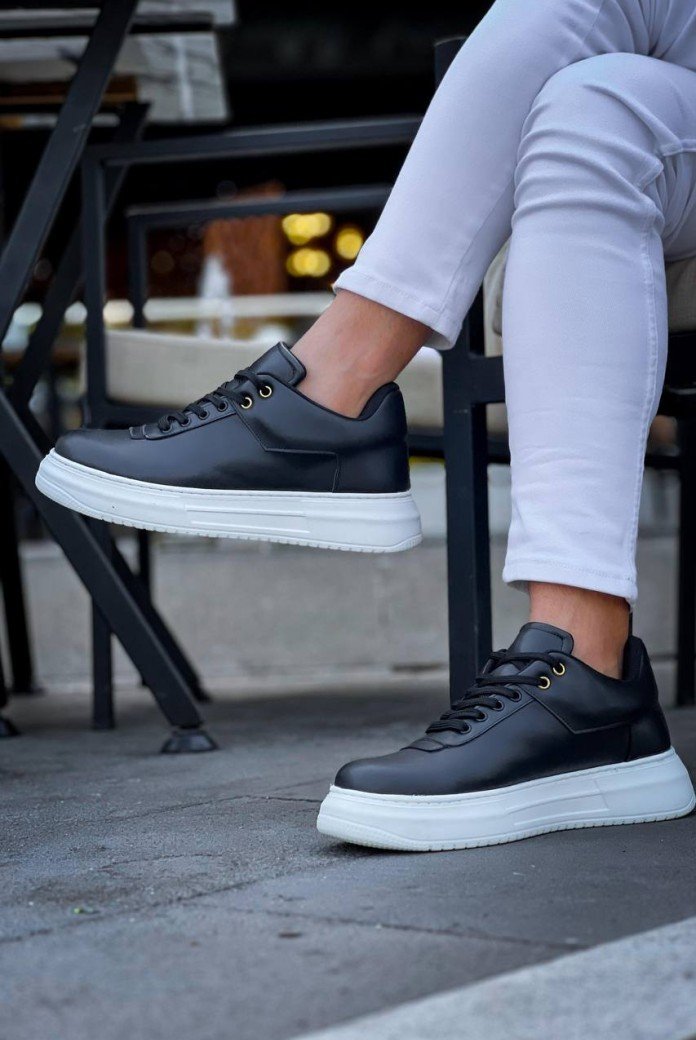 KB-X20 Kuback Siyah Cilt  Günlük Erkek Ayakkabı