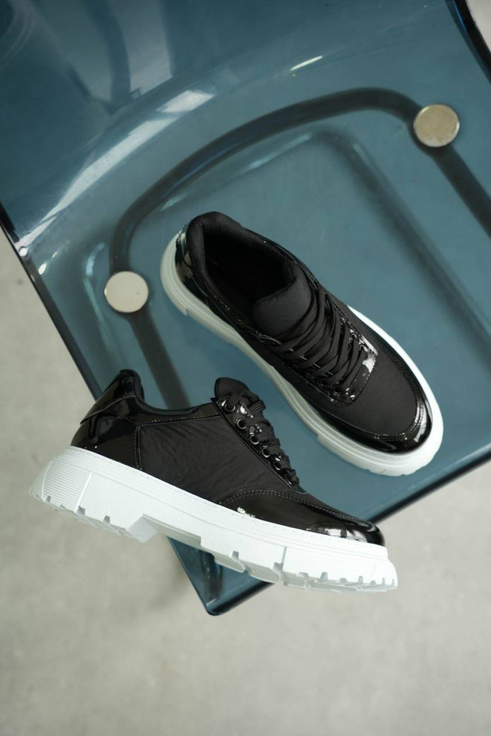 KB-X201 Kuback Siyah Rugan Paraşüt Günlük Erkek Ayakkabı KB-X201 Kuback Siyah Rugan Paraşüt Günlük Erkek Ayakkabı