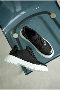 KB-X201 Kuback Siyah Rugan Paraşüt Günlük Erkek Ayakkabı