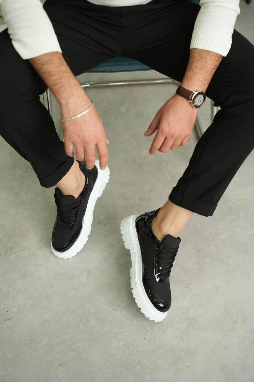 KB-X201 Kuback Siyah Rugan Paraşüt Günlük Erkek Ayakkabı KB-X201 Kuback Siyah Rugan Paraşüt Günlük Erkek Ayakkabı