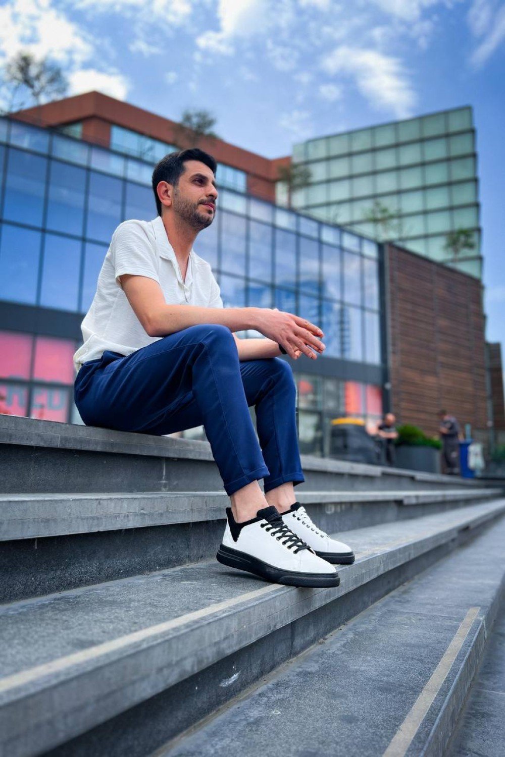 KB-X204 Kuback Beyaz Siyah Keten Siyah Yüksek Taban Günlük Erkek Spor Ayakkabı KB-X204 Kuback Beyaz Siyah Keten Siyah Yüksek Taban Günlük Erkek Spor Ayakkabı