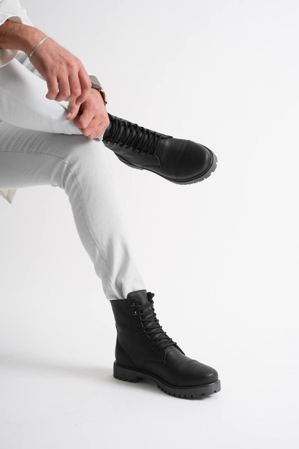 KB-X22 Kuback Kömür Cilt Günlük Erkek Bot KB-X22 Kuback Kömür Cilt Günlük Erkek Bot