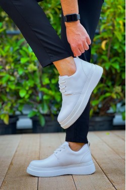 KB-X3 Kuback Beyaz Cilt Bağcıklı Günlük Erkek Ayakkabı KB-X3 Kuback Beyaz Cilt Bağcıklı Günlük Erkek Ayakkabı