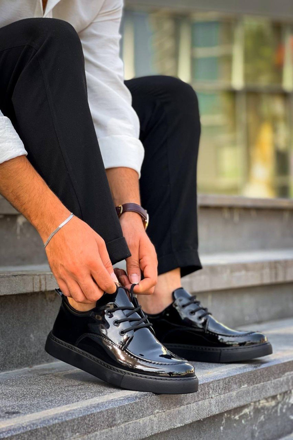 KB-X5 Kuback Kömür Rugan Günlük Erkek Ayakkabı KB-X5 Kuback Kömür Rugan Günlük Erkek Ayakkabı