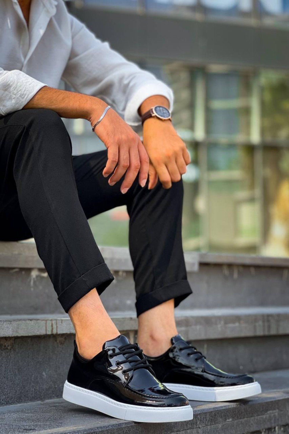 KB-X5 Kuback Siyah Rugan Günlük Erkek Ayakkabı KB-X5 Kuback Siyah Rugan Günlük Erkek Ayakkabı