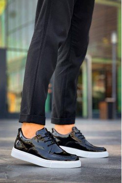 KB-X5 Kuback Siyah Rugan Günlük Erkek Ayakkabı