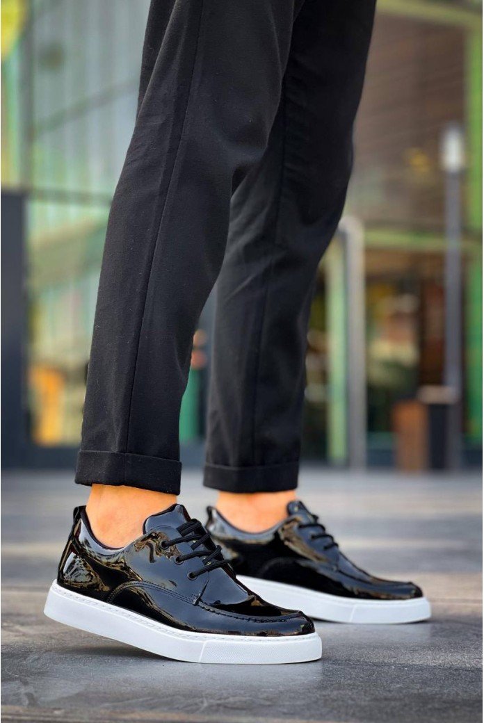 KB-X5 Kuback Siyah Rugan Günlük Erkek Ayakkabı