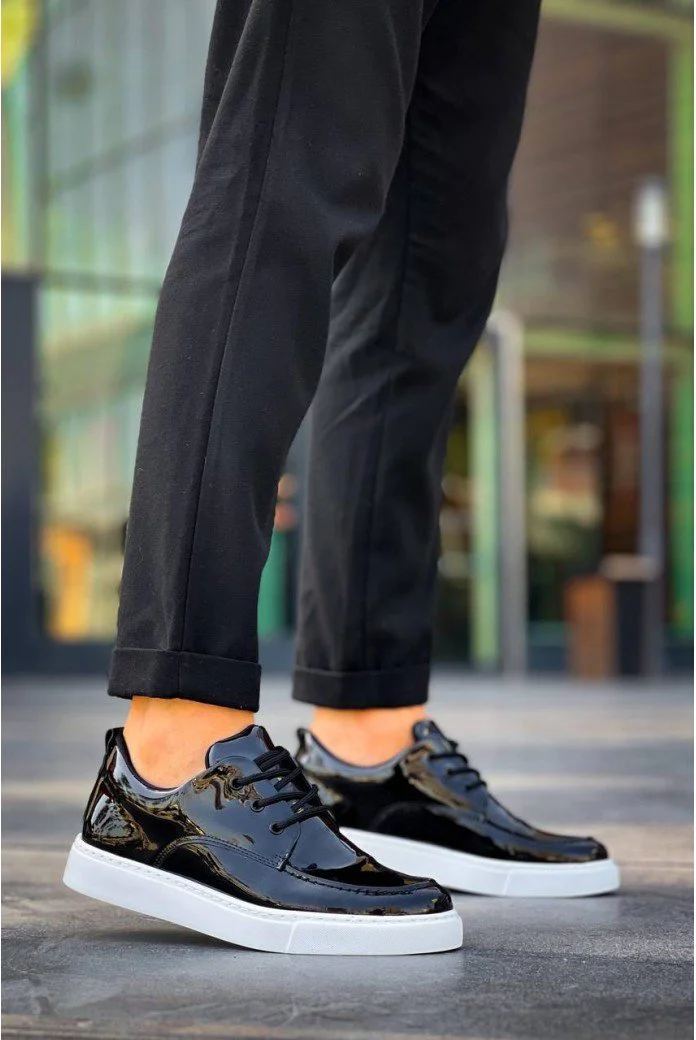 KB-X5 Kuback Siyah Rugan Günlük Erkek Ayakkabı