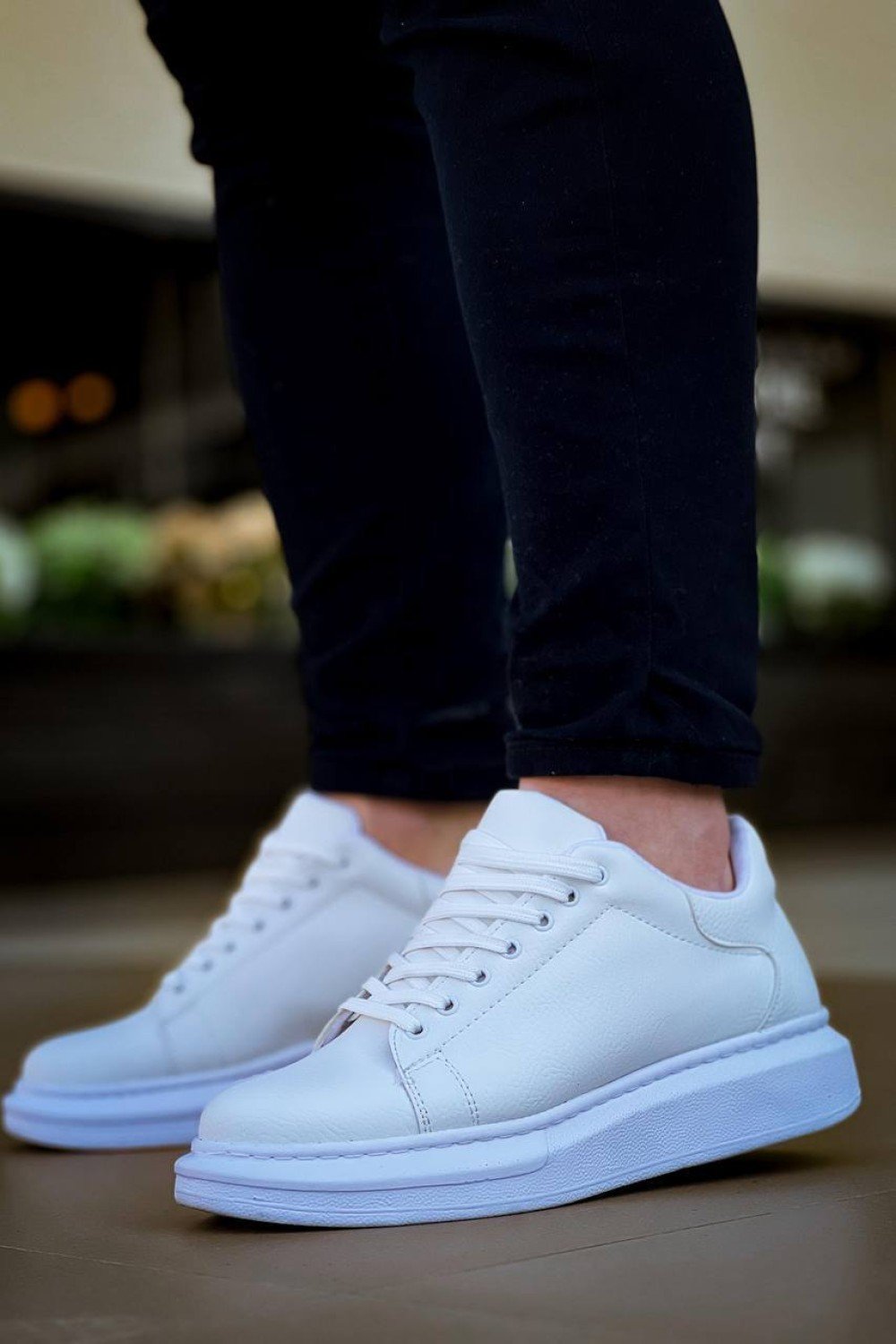 KB-X500 Kuback Bağcıklı Beyaz Günlük Erkek Ayakkabı KB-X500 Kuback Bağcıklı Beyaz Günlük Erkek Ayakkabı