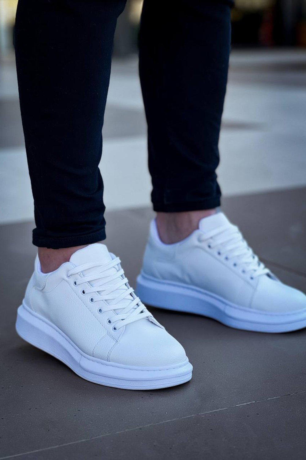 KB-X500 Kuback Bağcıklı Beyaz Günlük Erkek Ayakkabı KB-X500 Kuback Bağcıklı Beyaz Günlük Erkek Ayakkabı