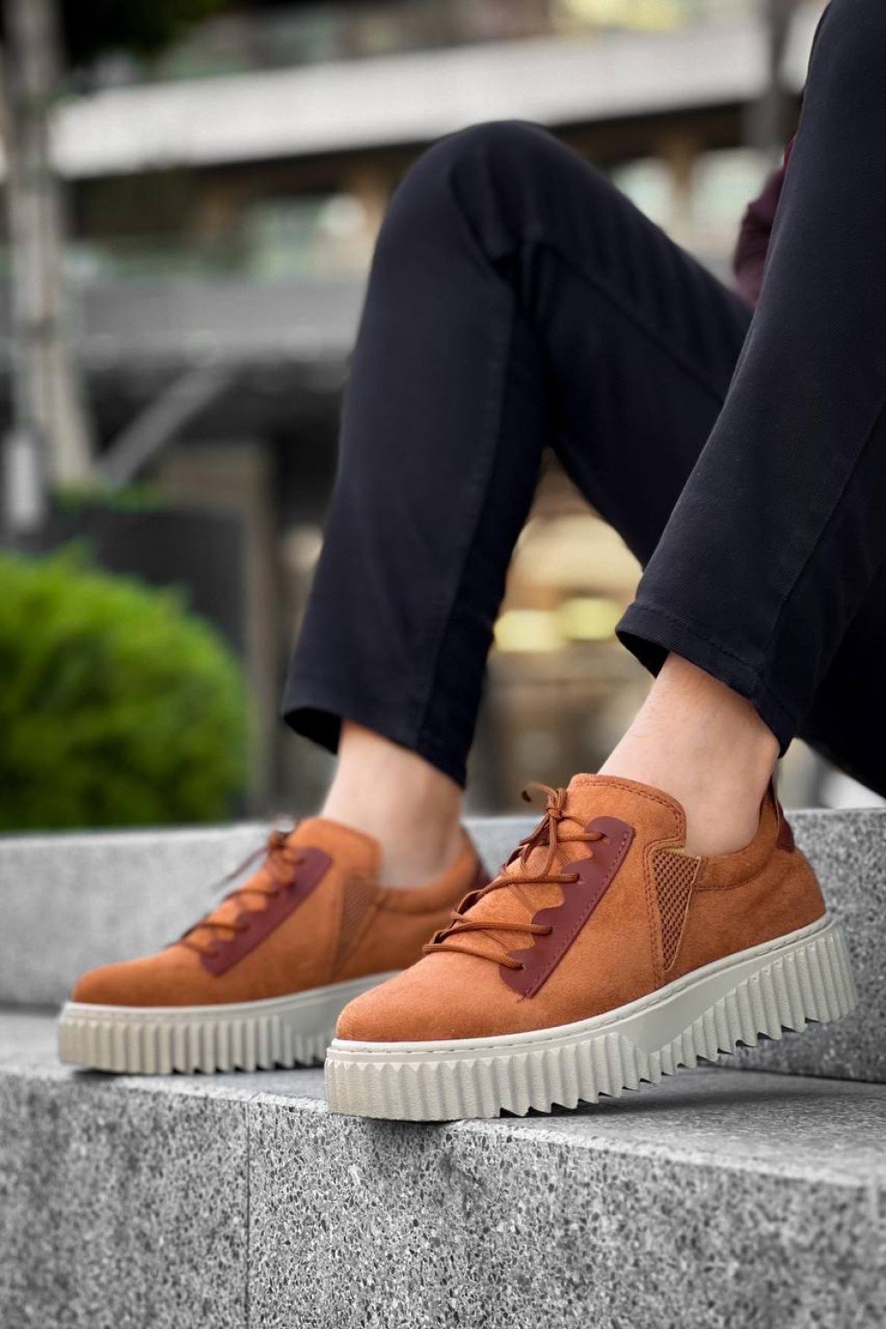 KB-X502 Kuback Taba Süet Yüksek Bej Taban Bağcık Detaylı Lastikli Günlük Erkek Ayakkabı KB-X502 Kuback Taba Süet Yüksek Bej Taban Bağcık Detaylı Lastikli Günlük Erkek Ayakkabı