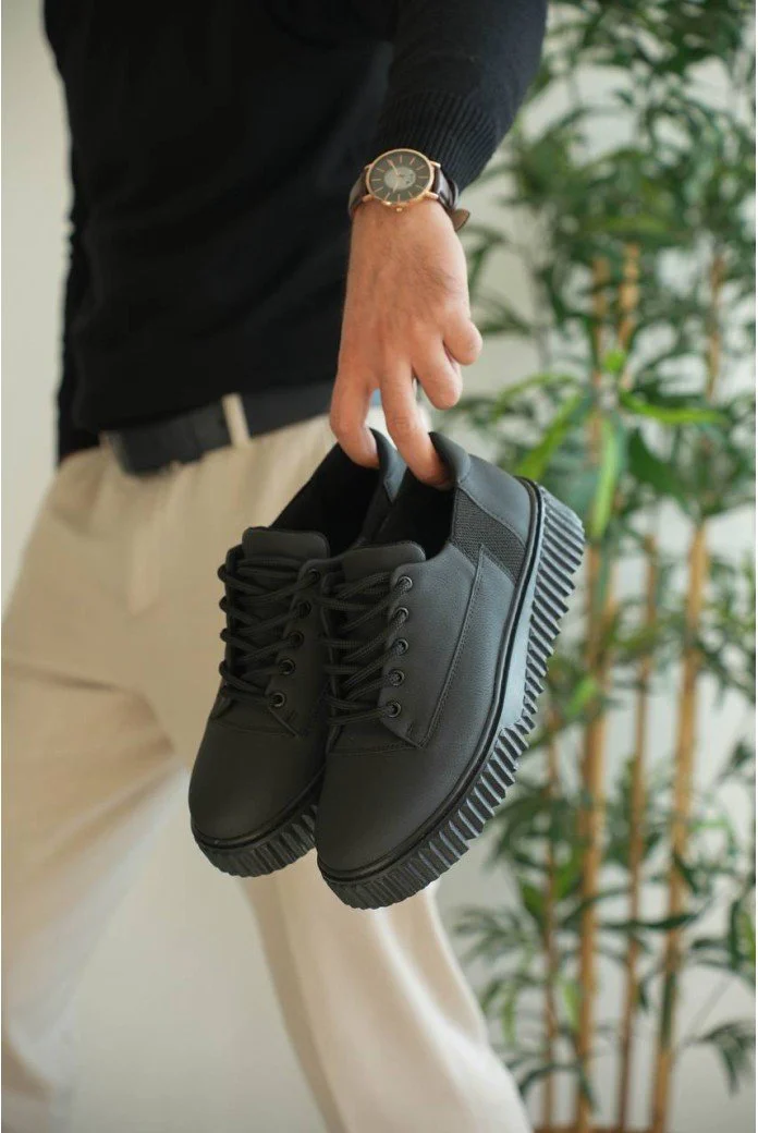 KB-X516 Kuback Kömür Cilt Günlük Erkek Ayakkabı