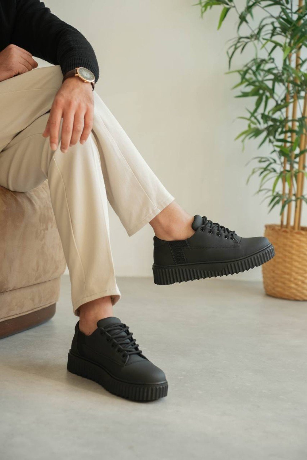 KB-X516 Kuback Kömür Cilt Günlük Erkek Ayakkabı KB-X516 Kuback Kömür Cilt Günlük Erkek Ayakkabı