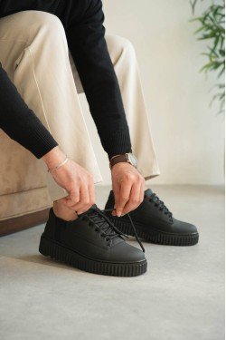 KB-X516 Kuback Kömür Cilt Günlük Erkek Ayakkabı