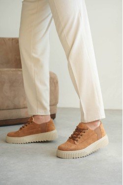 KB-X516 Kuback Taba Süet Günlük Erkek Ayakkabı