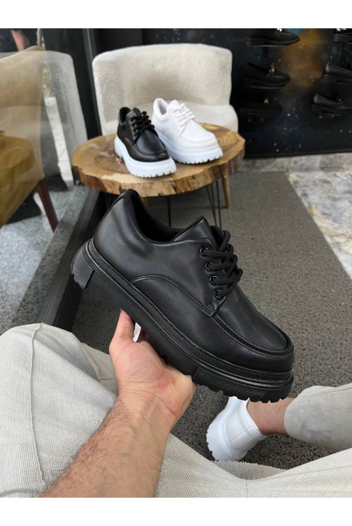 KB-X6 Kuback Kömür Cilt Günlük Erkek Ayakkabı