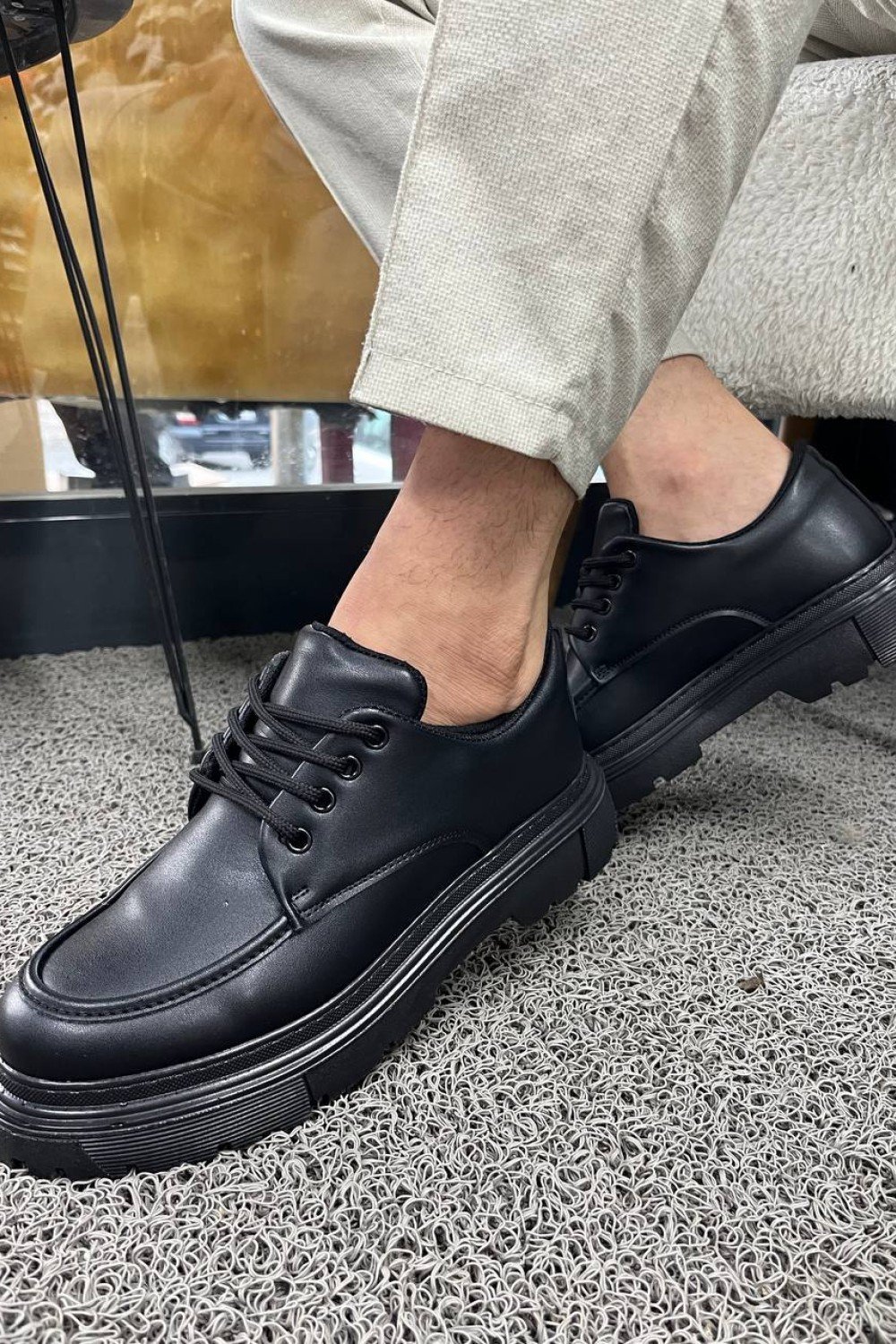 KB-X6 Kuback Kömür Cilt Günlük Erkek Ayakkabı KB-X6 Kuback Kömür Cilt Günlük Erkek Ayakkabı