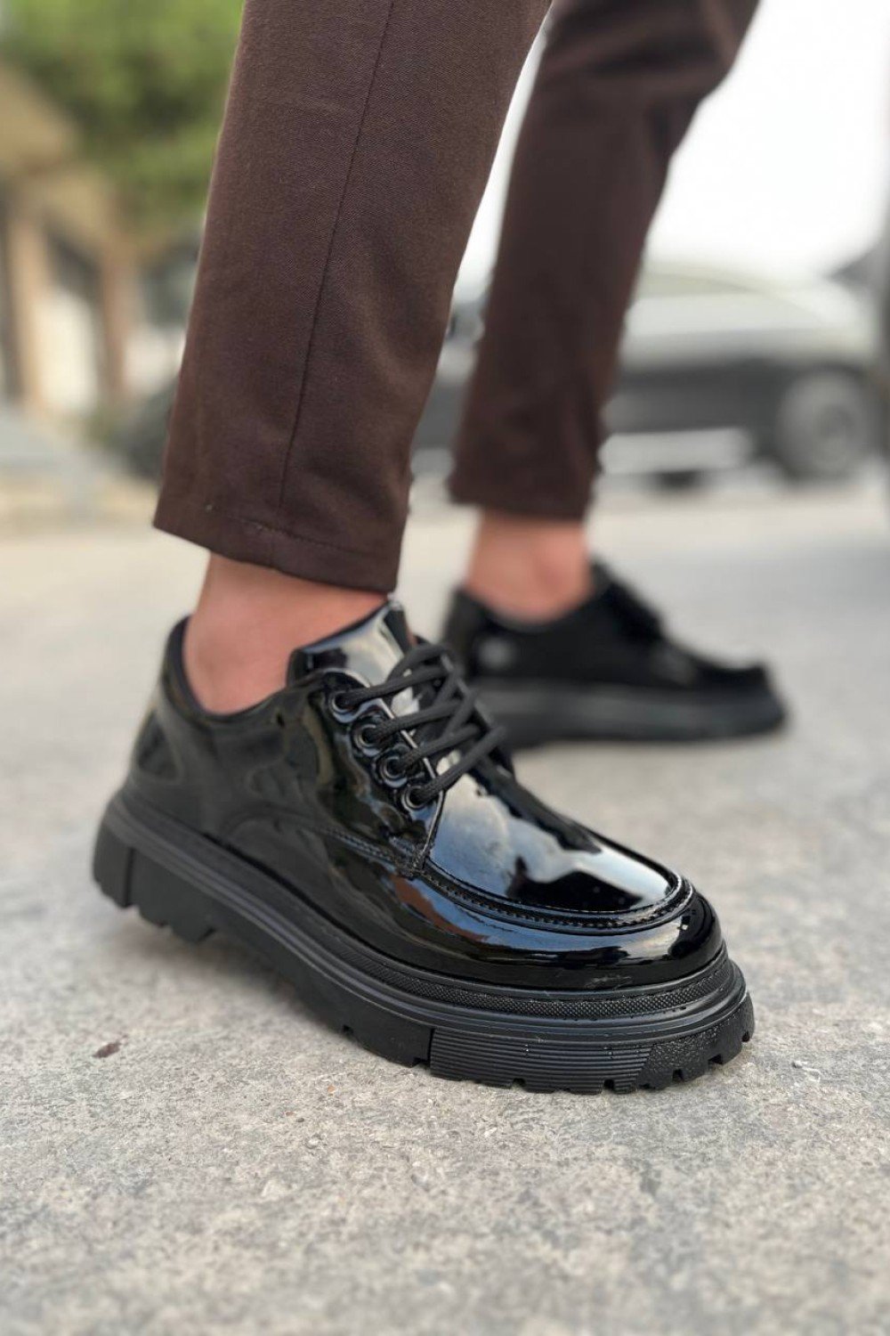 KB-X6 Kuback Kömür Rugan Günlük Erkek Ayakkabı KB-X6 Kuback Kömür Rugan Günlük Erkek Ayakkabı