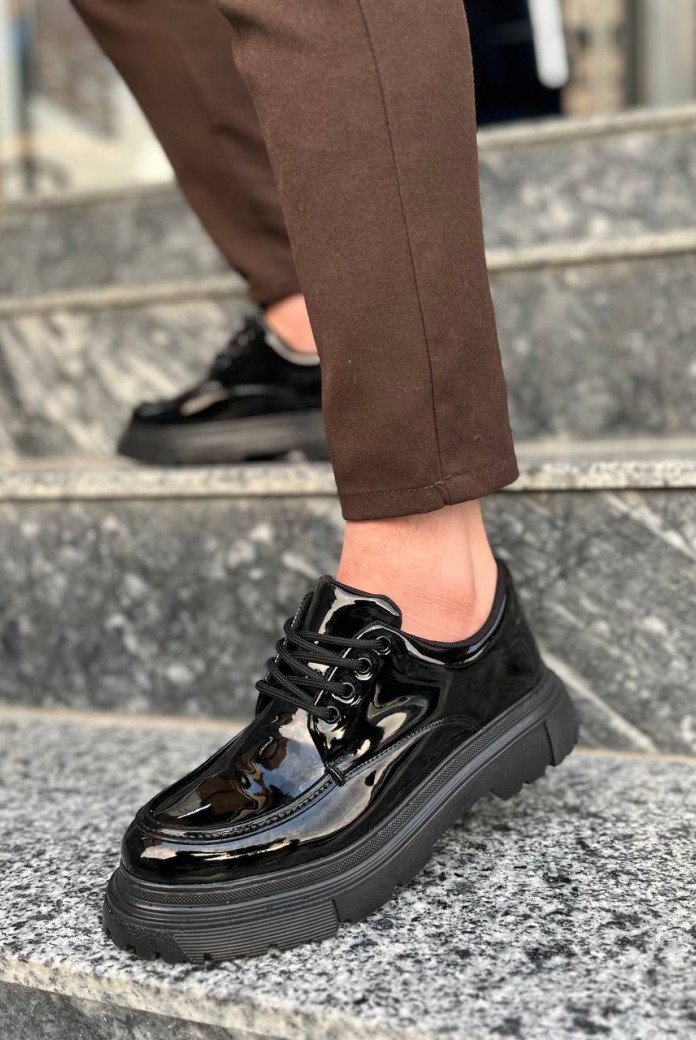 KB-X6 Kuback Kömür Rugan Günlük Erkek Ayakkabı