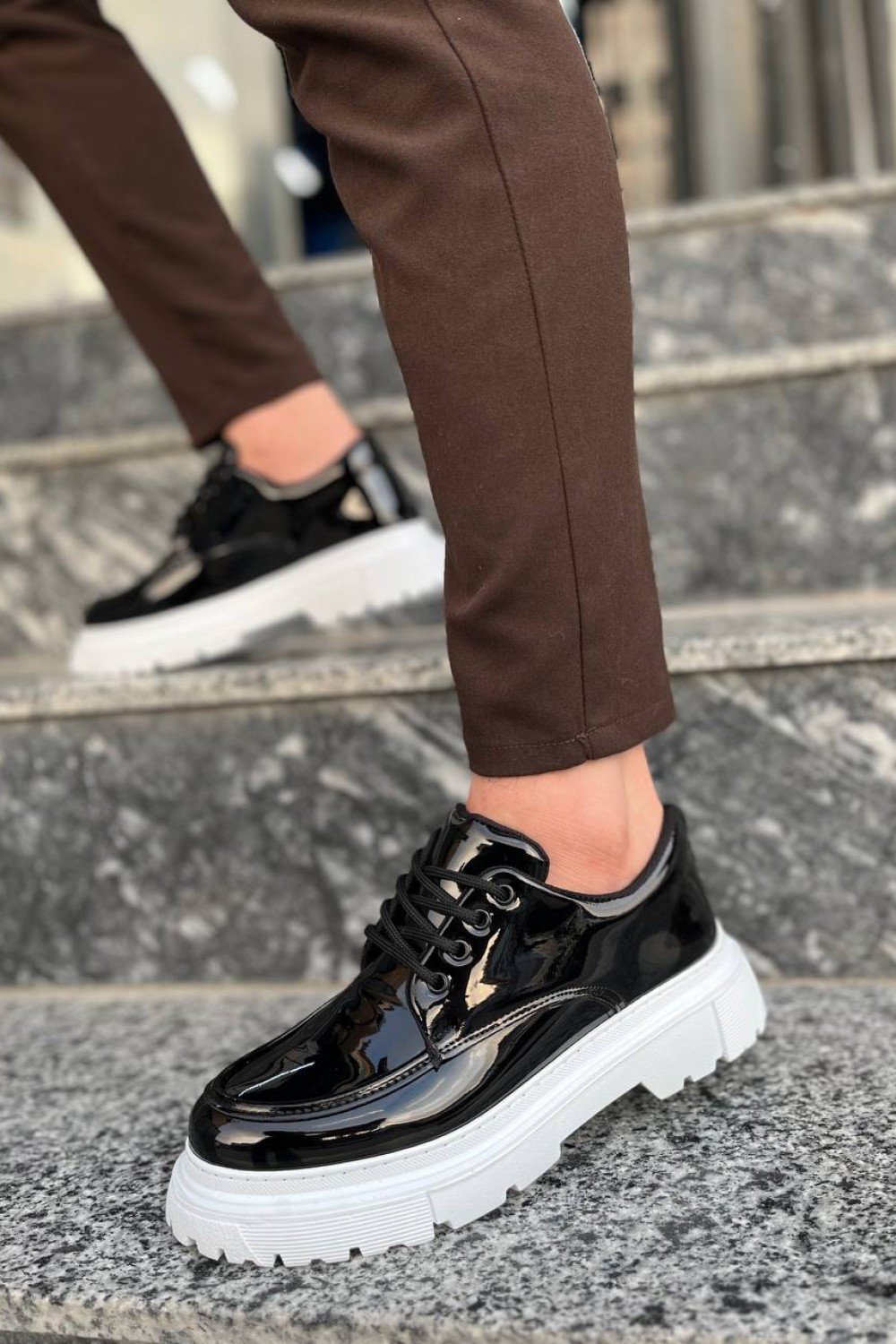 KB-X6 Kuback Siyah Rugan Günlük Erkek Ayakkabı KB-X6 Kuback Siyah Rugan Günlük Erkek Ayakkabı