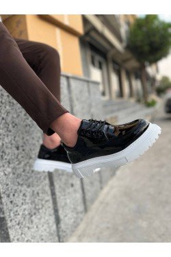 KB-X6 Kuback Siyah Rugan Günlük Erkek Ayakkabı KB-X6 Kuback Siyah Rugan Günlük Erkek Ayakkabı