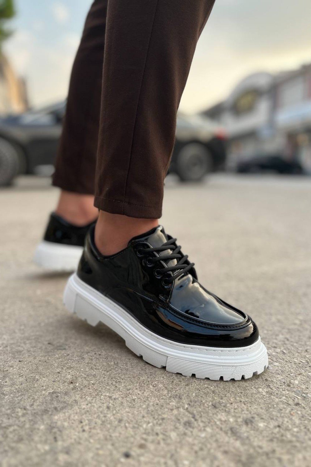 KB-X6 Kuback Siyah Rugan Günlük Erkek Ayakkabı KB-X6 Kuback Siyah Rugan Günlük Erkek Ayakkabı