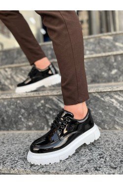 KB-X6 Kuback Siyah Rugan Günlük Erkek Ayakkabı