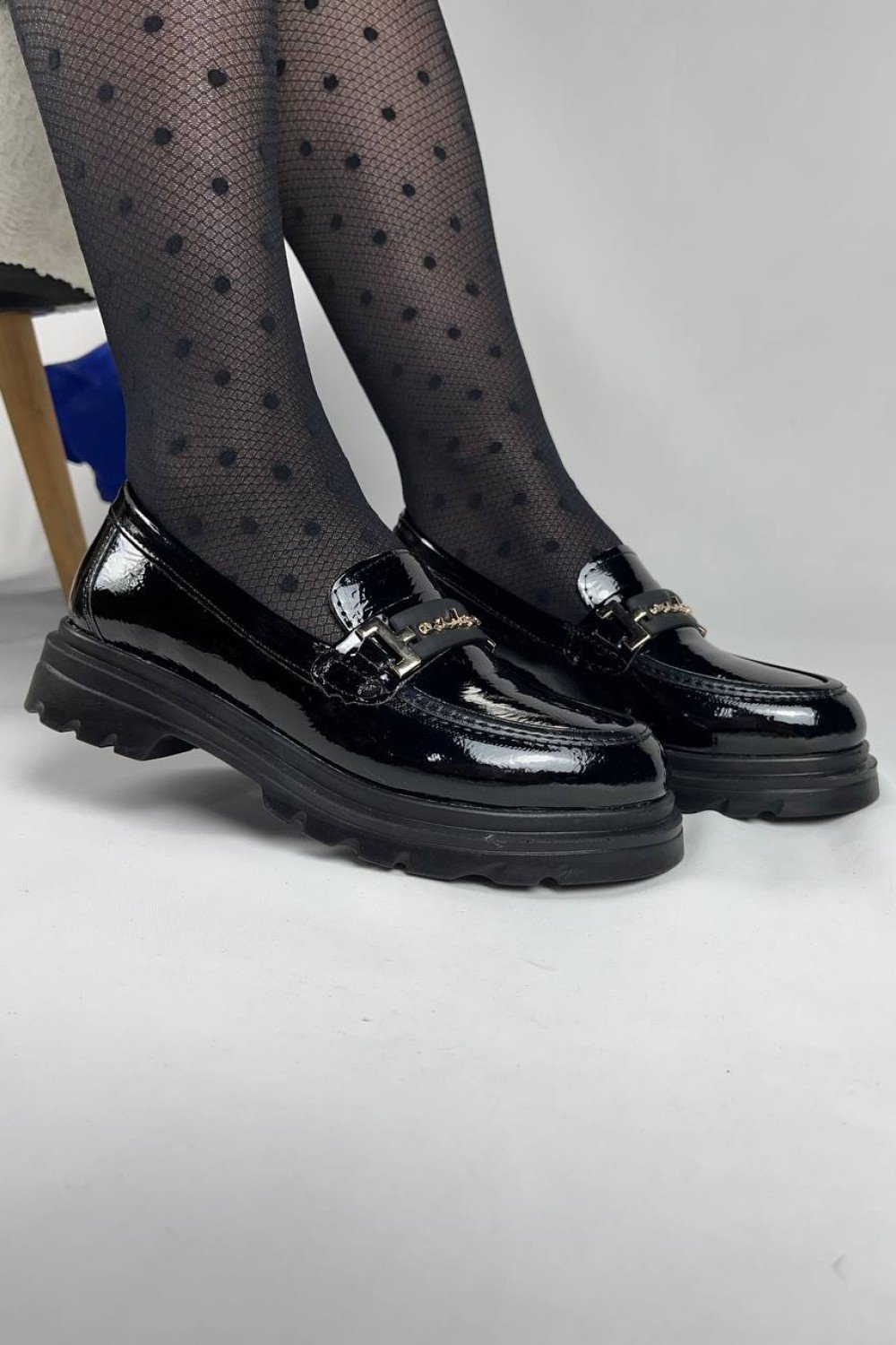 KB-ZN103 Kuback Kömür Rugan Günlük Kadın Babet