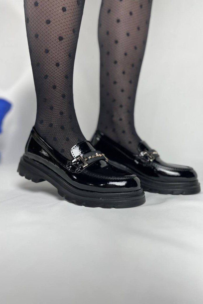 KB-ZN103 Kuback Kömür Rugan Günlük Kadın Babet