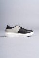 SLW151 Boost Bağcıklı Cilt Süet Erkek Günlük Sneaker Ayakkabı CSBT - Siyah/Gri SLW151 Boost Bağcıklı Cilt Süet Erkek Günlük Sneaker Ayakkabı CSBT - Siyah/Gri