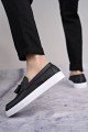 SLW153 Bloom Bağcıksız Püsküllü Cilt Erkek Günlük Spor Klasik Ayakkabı CBT - Siyah SLW153 Bloom Bağcıksız Püsküllü Cilt Erkek Günlük Spor Klasik Ayakkabı CBT - Siyah