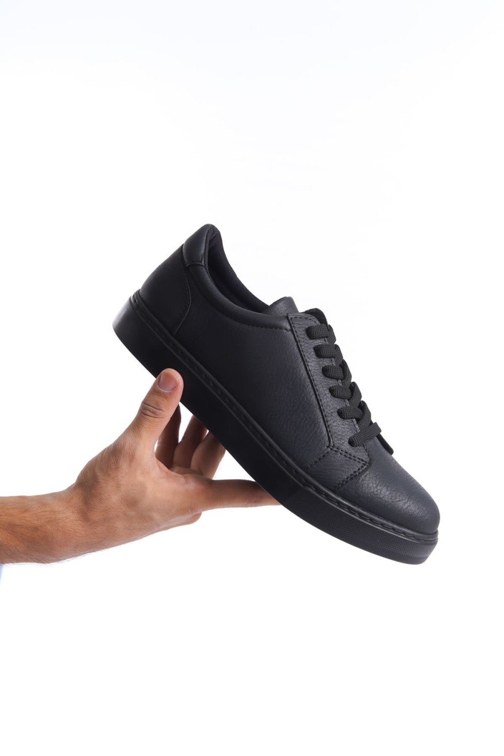 SLW165 Elite Bağcıklı Cilt Erkek Günlük Sneaker Ayakkabı CST - Siyah SLW165 Elite Bağcıklı Cilt Erkek Günlük Sneaker Ayakkabı CST - Siyah