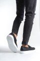 SLW180 Estilo X Bağcıksız Cilt Erkek Günlük Spor Klasik Ayakkabı CBT - Siyah SLW180 Estilo X Bağcıksız Cilt Erkek Günlük Spor Klasik Ayakkabı CBT - Siyah
