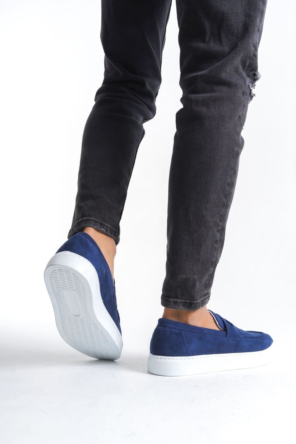 SLW180 Estilo X Bağcıksız Süet Erkek Günlük Spor Klasik Ayakkabı SBT - Lacivert SLW180 Estilo X Bağcıksız Süet Erkek Günlük Spor Klasik Ayakkabı SBT - Lacivert