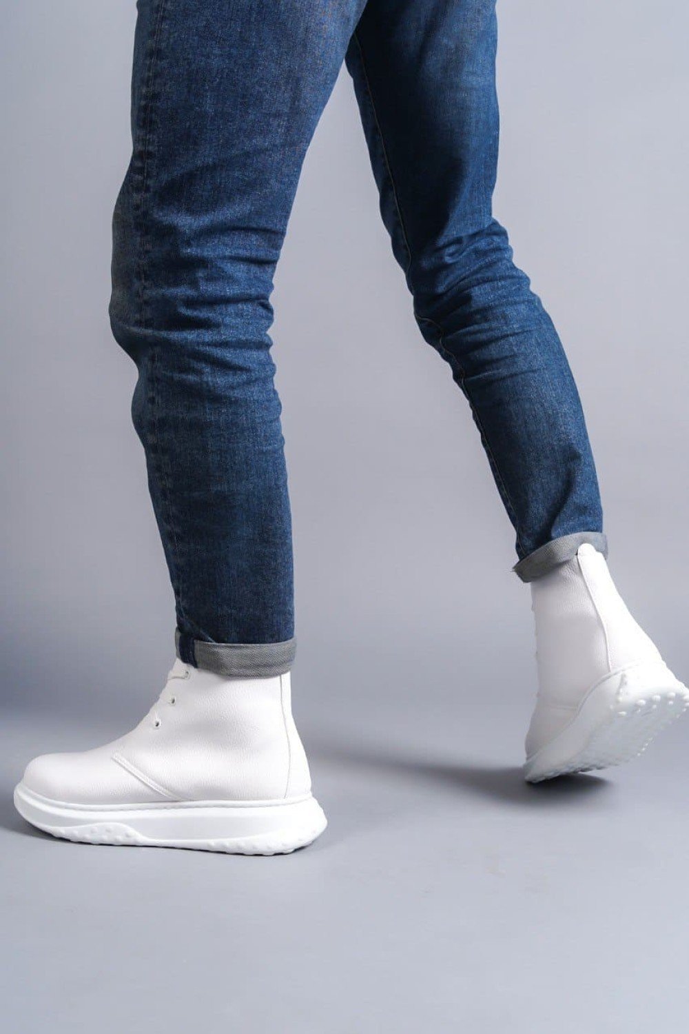 SLW204 Franca Bağcıklı Cilt Erkek Spor Bot BT - Beyaz SLW204 Franca Bağcıklı Cilt Erkek Spor Bot BT - Beyaz