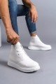 SLW204 Franca Bağcıklı Cilt Erkek Spor Bot BT - Beyaz SLW204 Franca Bağcıklı Cilt Erkek Spor Bot BT - Beyaz