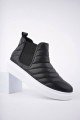 SLW205 Boston Bağcıksız Cilt Erkek Spor Bot BT - Siyah SLW205 Boston Bağcıksız Cilt Erkek Spor Bot BT - Siyah