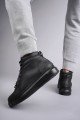 SLW206 Ottawa Bağcıklı Cilt Erkek Günlük Spor Bot ST - Siyah