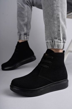 SLW207 Oslo Bağcıklı Süet Erkek Günlük Spor Bot ST - Siyah SLW207 Oslo Bağcıklı Süet Erkek Günlük Spor Bot ST - Siyah
